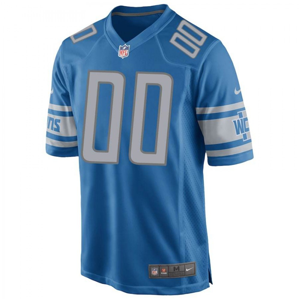 Detroit Lions Nike Custom Game Jersey - Blue-Profan Arena